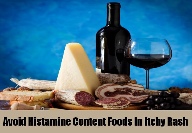 avoid-histamine-content-foods-in-itchy-rash