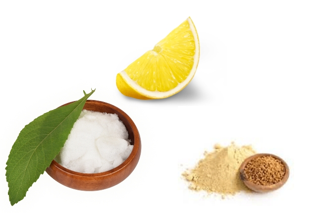 Camphor, Lemon Juice And Fenugreek Powder Camphor, Lemon Juice And Fenugreek Powder