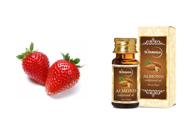 Strawberry almond oil starch mask Strawberry almond oil starch mask