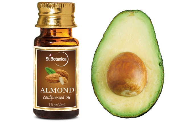 Almond Oil With Paste Of Avocado